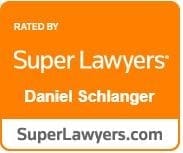 Super Lawyers badge for Daniel Schlanger